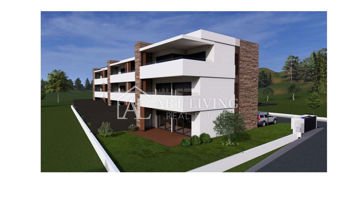 Umag, okolica – Luksuzna moderna vrstna vila, NOVOGRADNJA, v prvi vrsti ob morju